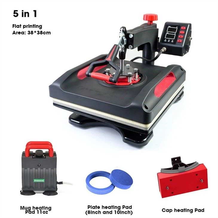 5 in 1 Heat Press Printing Machine